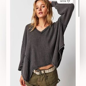 NWT Free People We The Free Coraline Thermal Black Size Medium